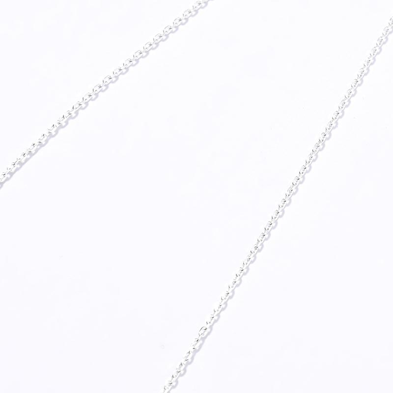 MIX CHAIN NECKLACE (1POINT GOLD) -SILVER-