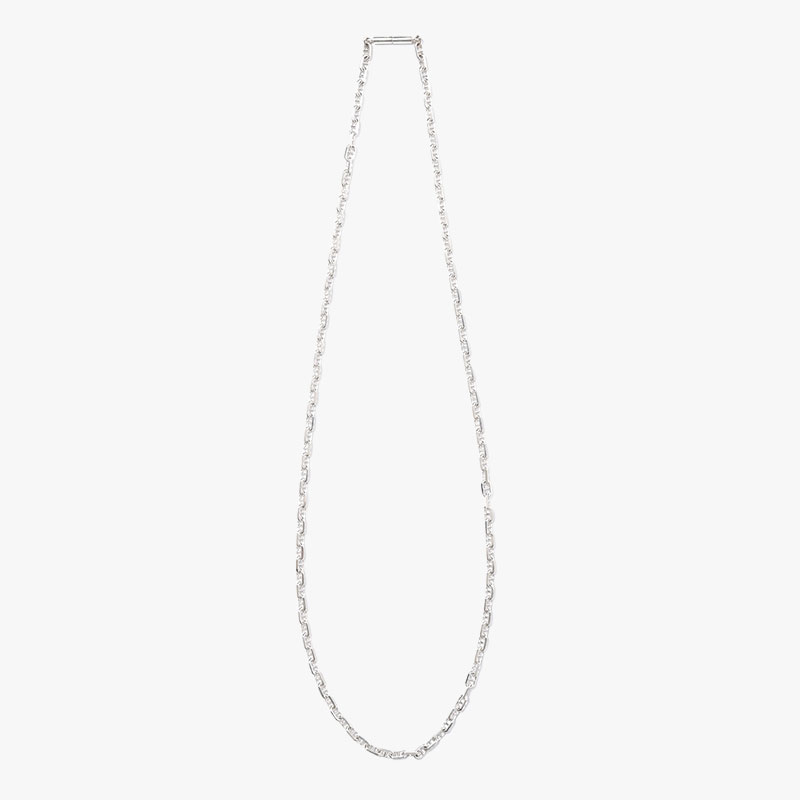 ANCHOR CHAIN NECKLACE 50cm -SILVER-