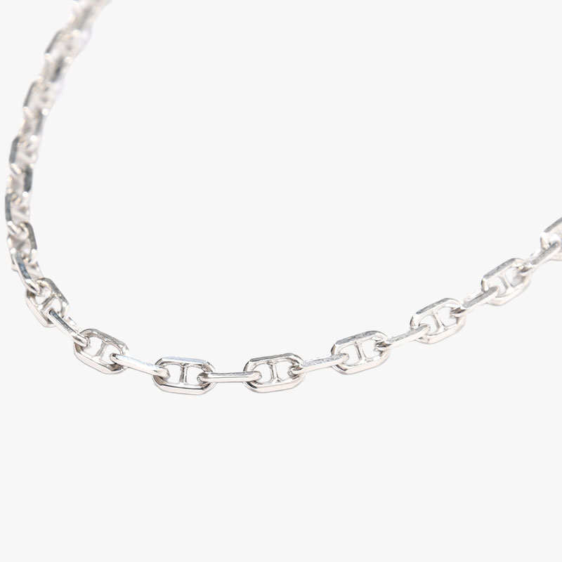 ANCHOR CHAIN NECKLACE 50cm -SILVER-