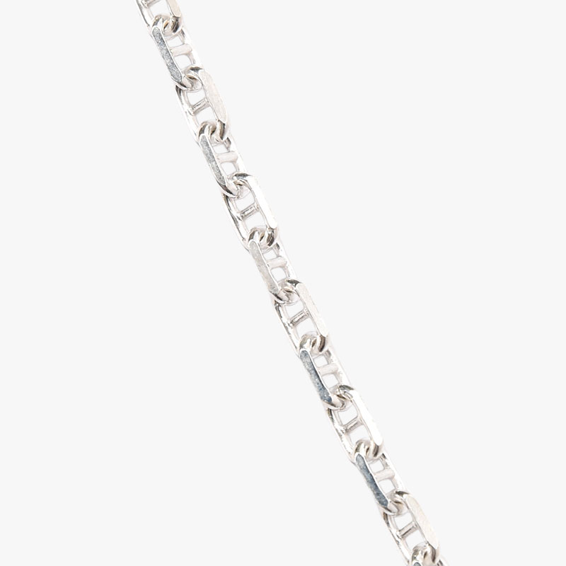 ANCHOR CHAIN NECKLACE 50cm -SILVER-