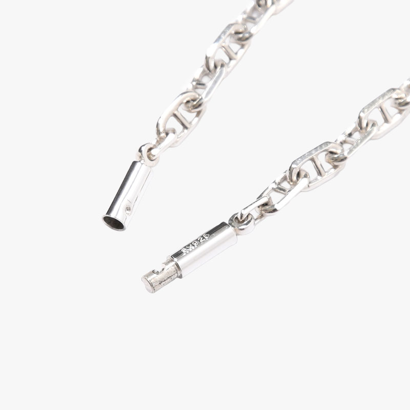 ANCHOR CHAIN NECKLACE 50cm -SILVER-