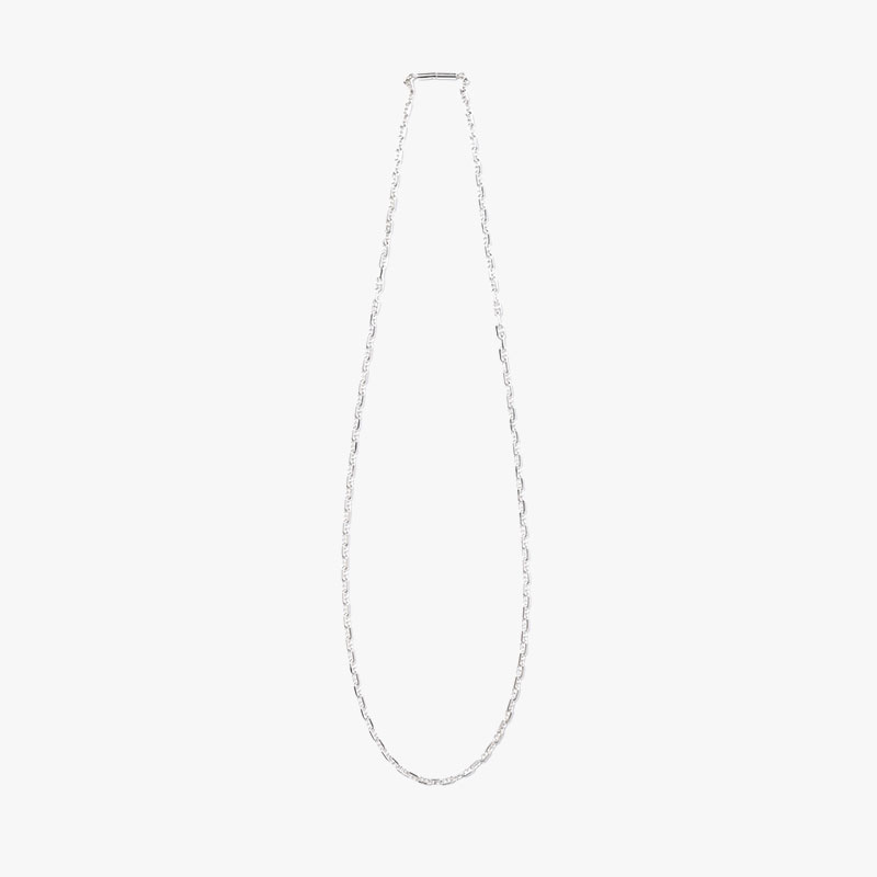 ANCHOR CHAIN NECKLACE 45cm -SILVER-