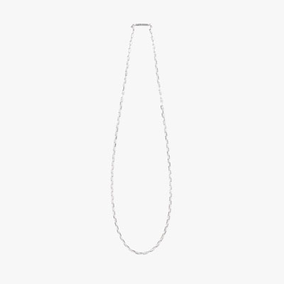 ANCHOR CHAIN NECKLACE 45cm -SILVER-