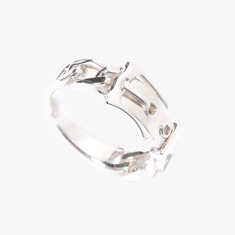 VICTORIAN BUCKLE RING -SILVER-