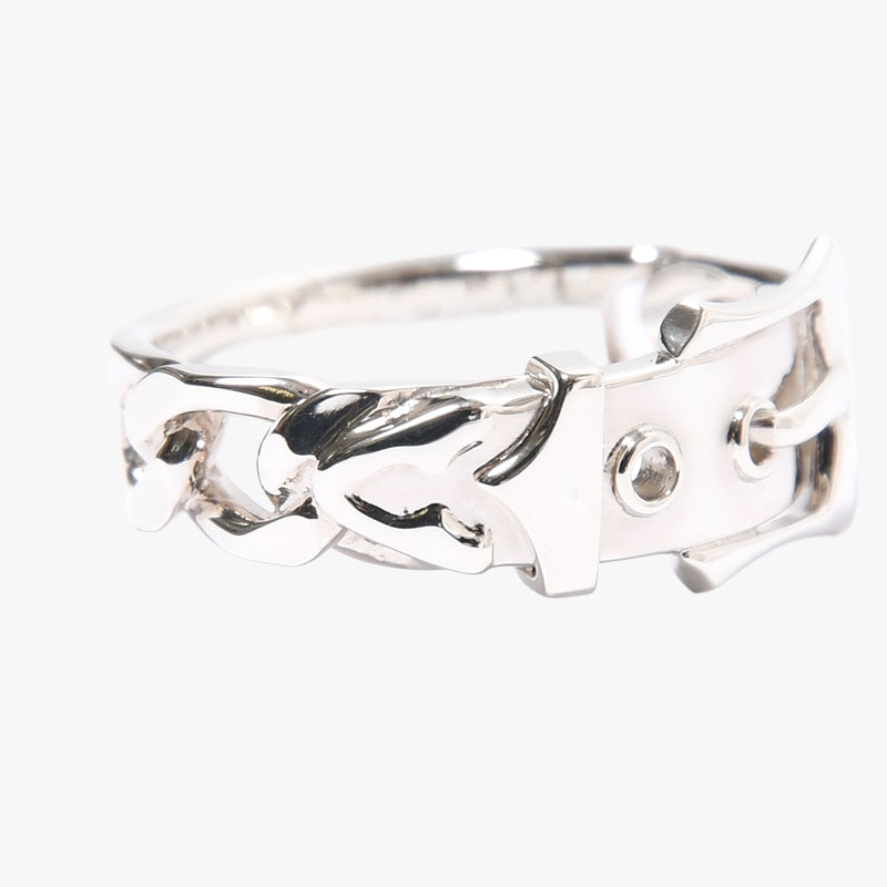VICTORIAN BUCKLE RING -SILVER-