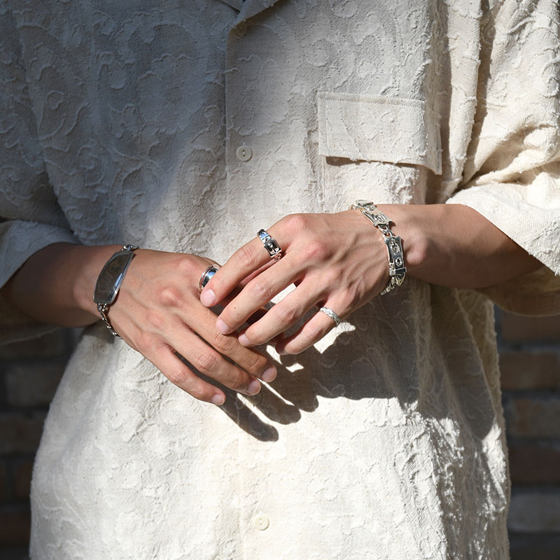 VICTORIAN BUCKLE RING -SILVER-