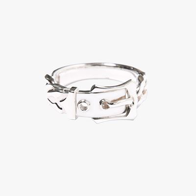 VICTORIAN BUCKLE RING -SILVER-