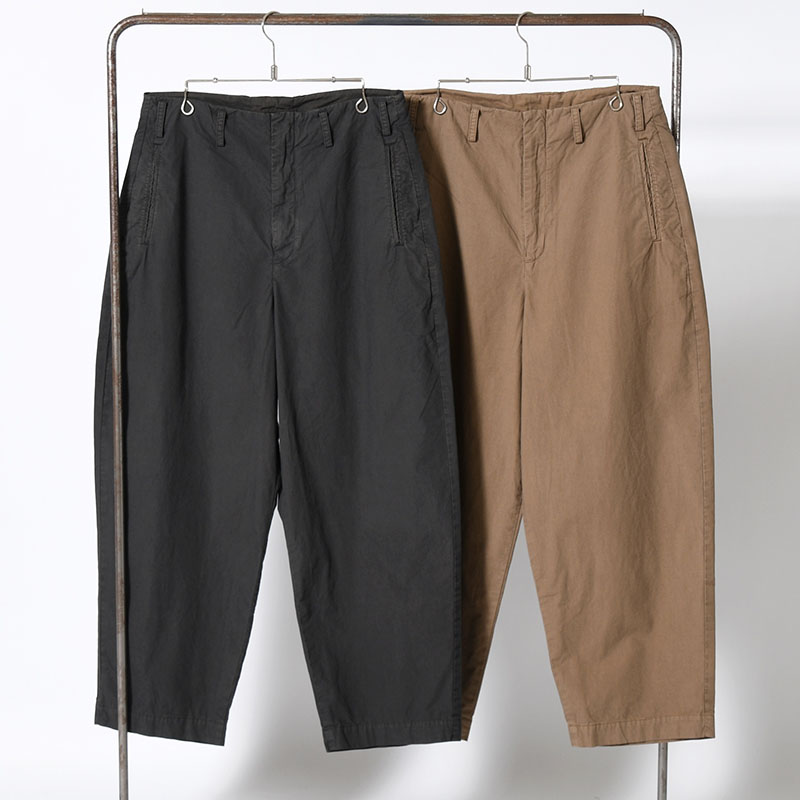 WIDE TAPERED SLACKS -2.COLOR-