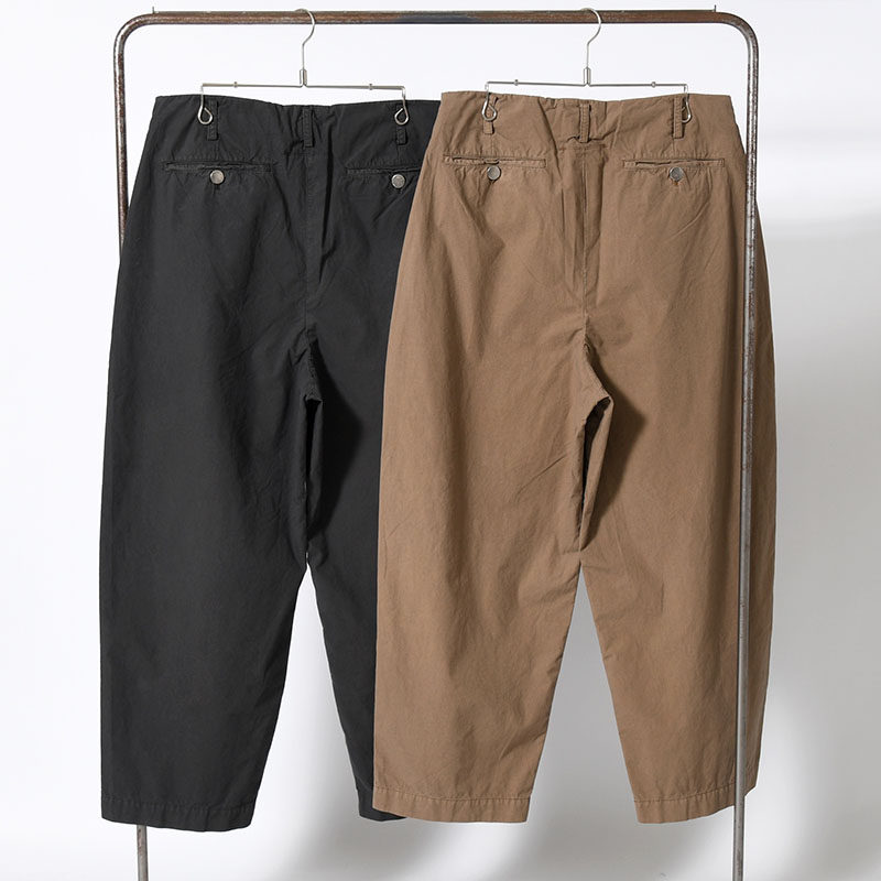 WIDE TAPERED SLACKS -2.COLOR-