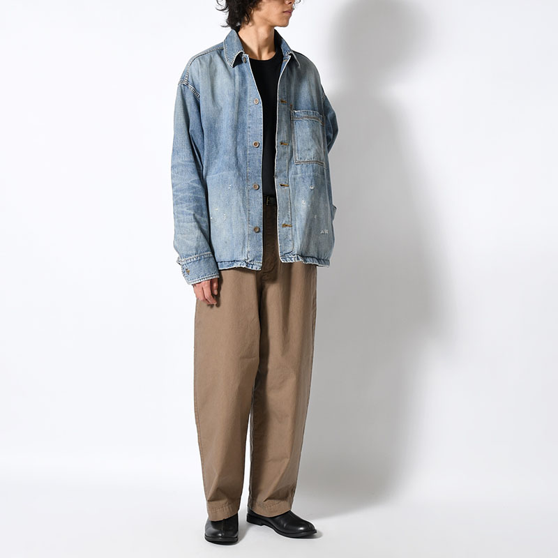 WIDE TAPERED SLACKS -2.COLOR-