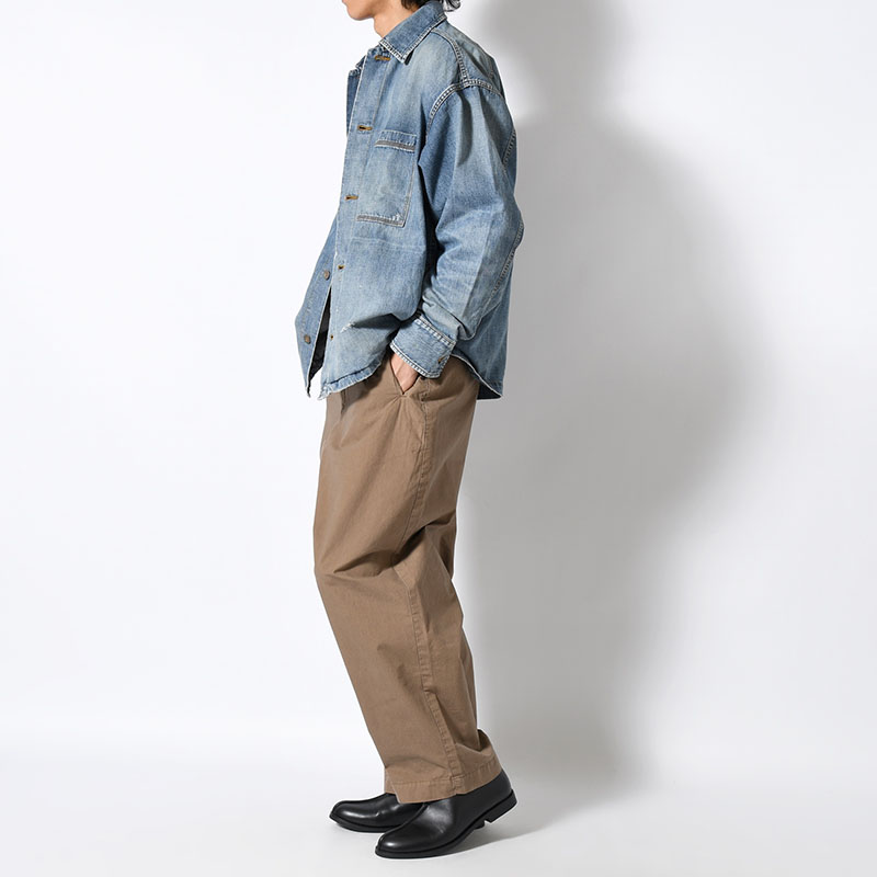 WIDE TAPERED SLACKS -2.COLOR-