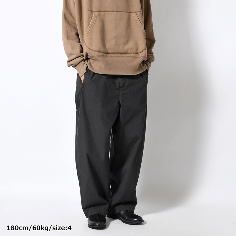 WIDE TAPERED SLACKS -2.COLOR-