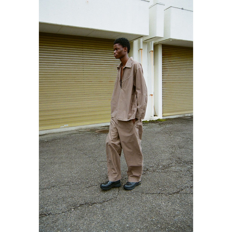WIDE TAPERED SLACKS -2.COLOR-