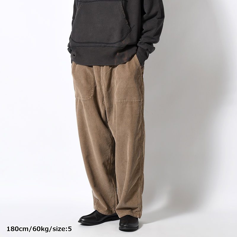 CORDUROY LUNCH PANTS -2.COLOR-