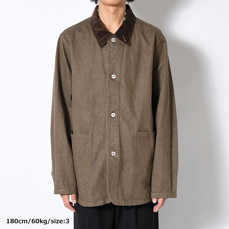 WORKERS JACKET 13.5oz Rope Dyeing Color Denim OW -2.COLOR-