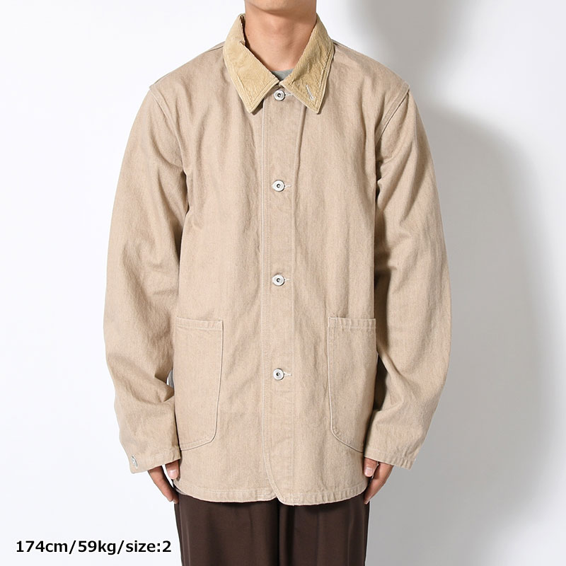 WORKERS JACKET 13.5oz Rope Dyeing Color Denim OW -2.COLOR-