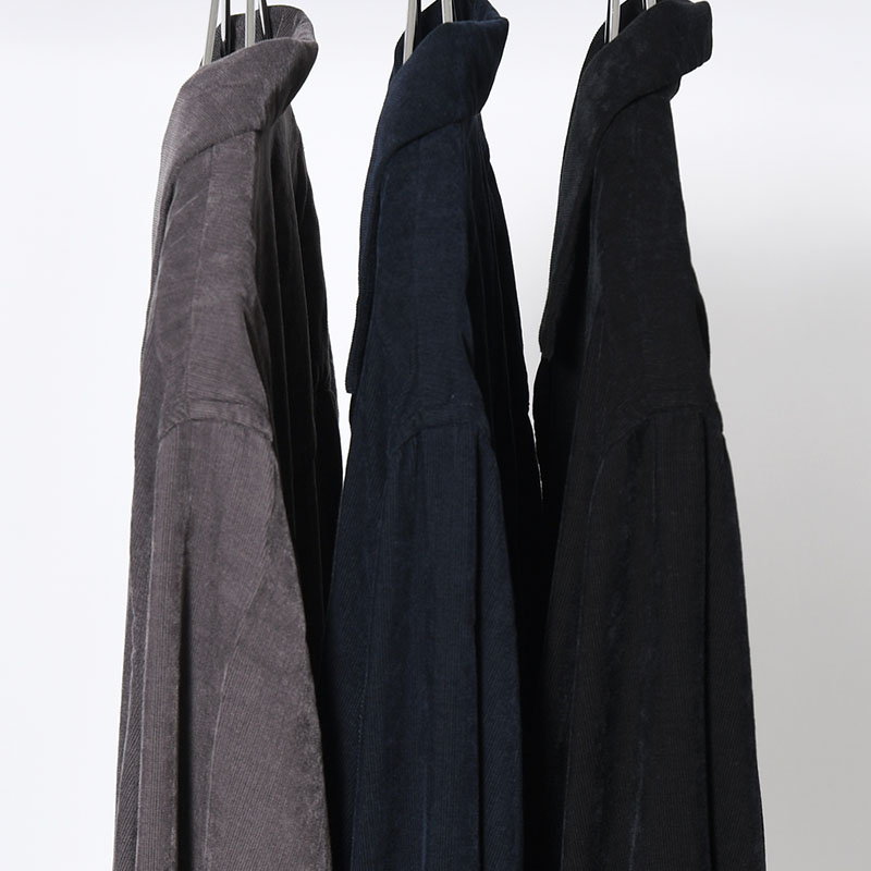 LAPEL SHIRT 21W Corduroy Sun Fade Processing -3.COLOR-
