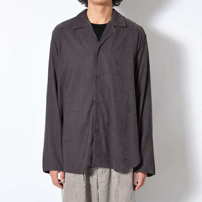 LAPEL SHIRT 21W Corduroy Sun Fade Processing -3.COLOR-