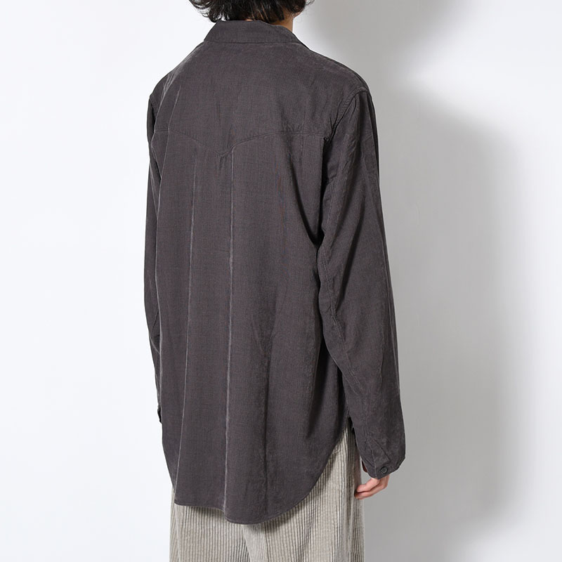 LAPEL SHIRT 21W Corduroy Sun Fade Processing -3.COLOR-