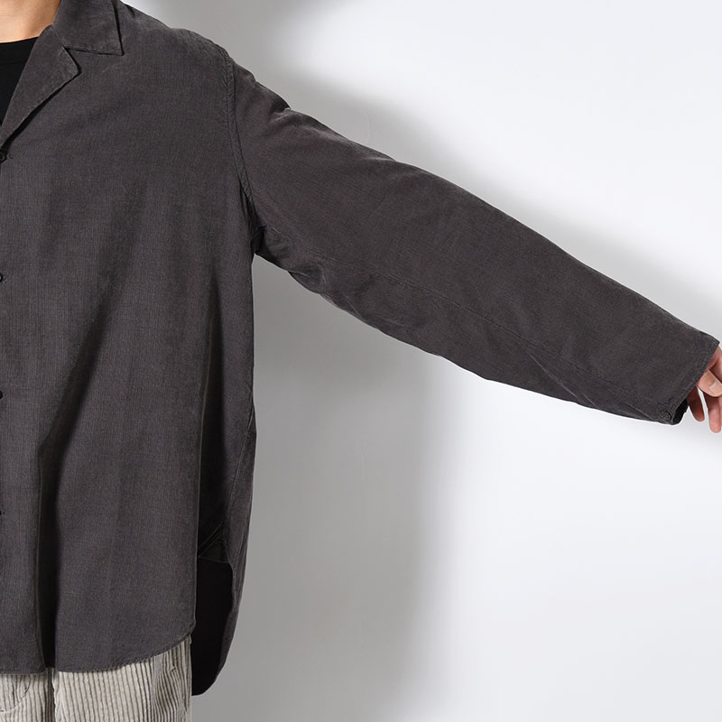 LAPEL SHIRT 21W Corduroy Sun Fade Processing -3.COLOR-