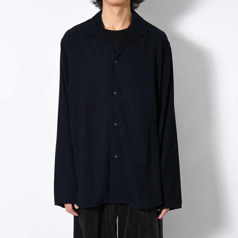 LAPEL SHIRT 21W Corduroy Sun Fade Processing -3.COLOR-