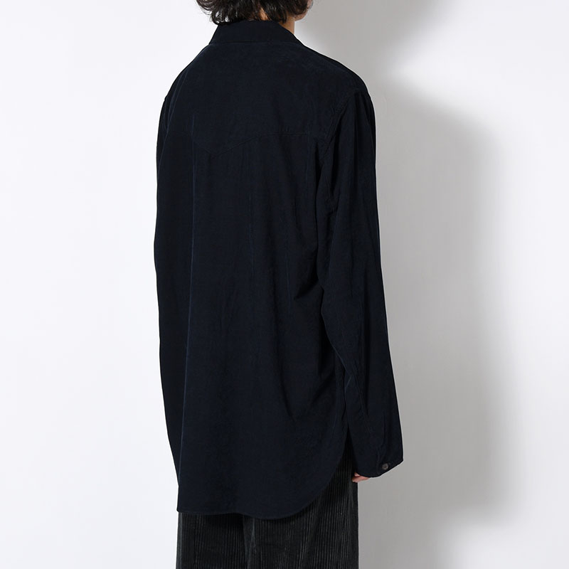 LAPEL SHIRT 21W Corduroy Sun Fade Processing -3.COLOR-