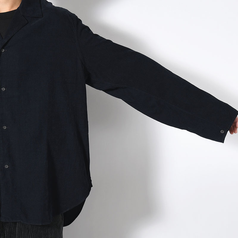 LAPEL SHIRT 21W Corduroy Sun Fade Processing -3.COLOR-