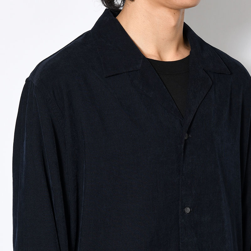 LAPEL SHIRT 21W Corduroy Sun Fade Processing -3.COLOR-