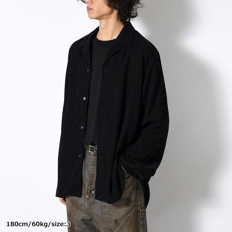 LAPEL SHIRT 21W Corduroy Sun Fade Processing -3.COLOR-