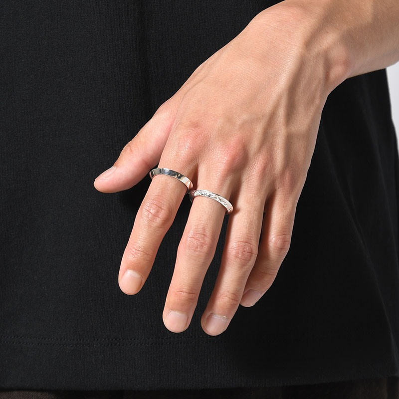 LAYERED ETHNOS RING -SILVER-