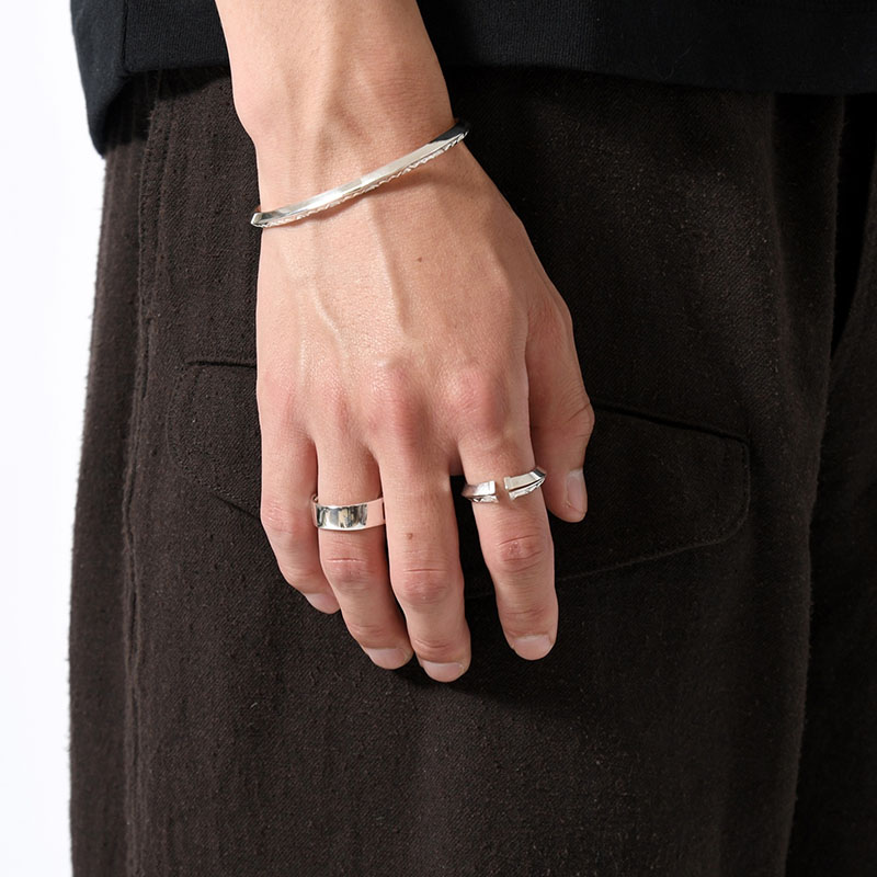 LAYERED ETHNOS RING -SILVER-