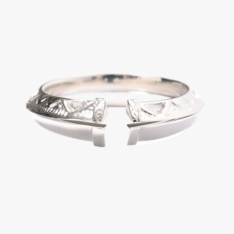 LAYERED ETHNOS RING -SILVER-