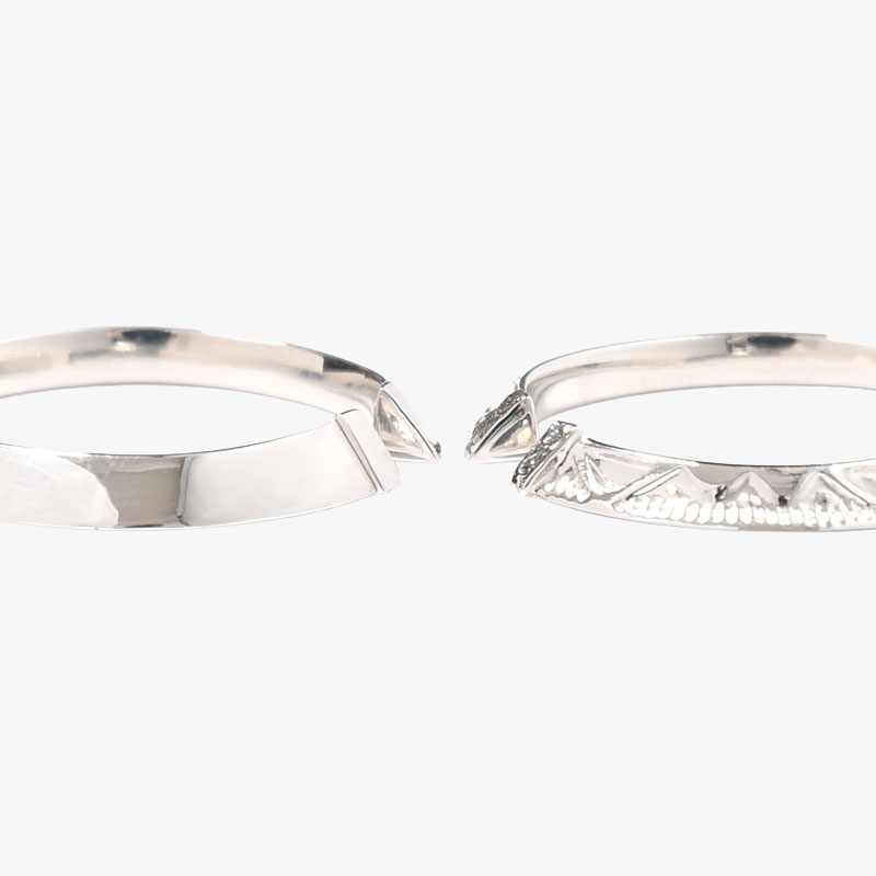 LAYERED ETHNOS RING -SILVER-