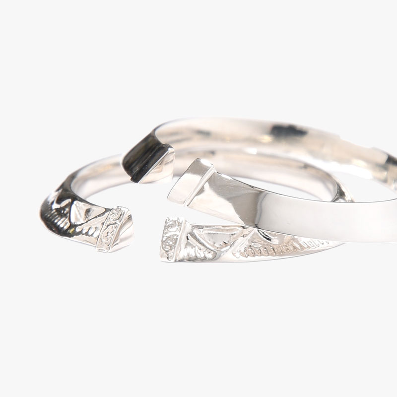 LAYERED ETHNOS RING -SILVER-