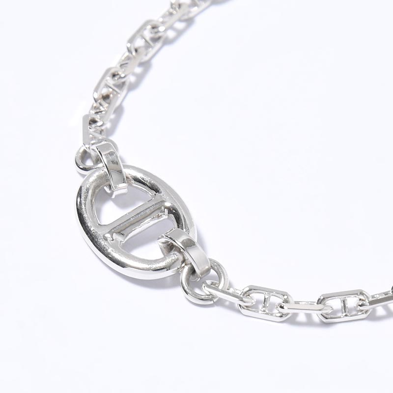 ANCHOR CHAIN BRACELET -SILVER-