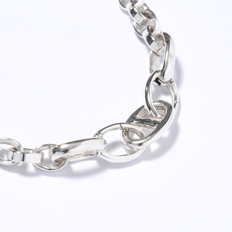 ANCHOR CHAIN BRACELET -SILVER-