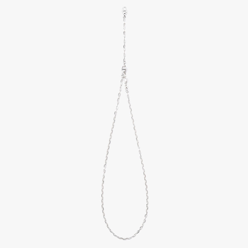 ANCHOR CHAIN LARIAT -SILVER-