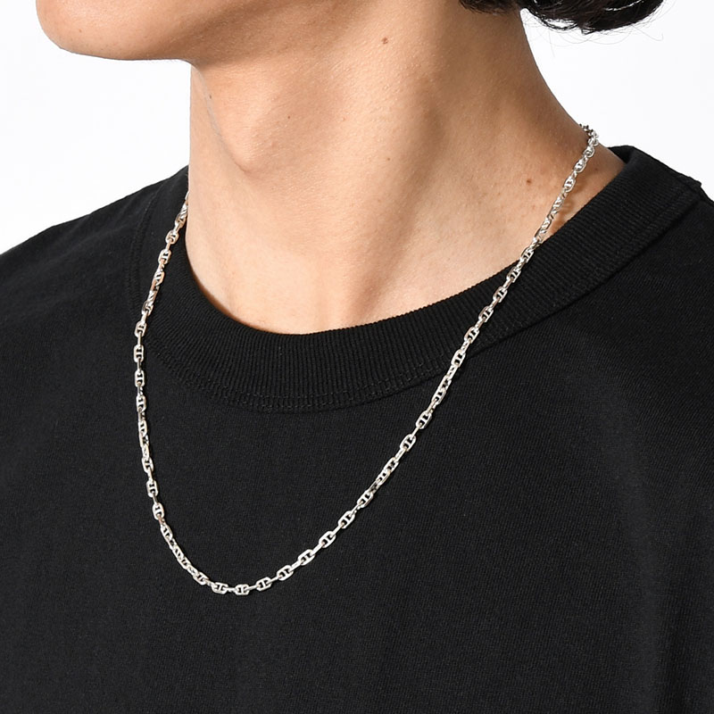 ANCHOR CHAIN LARIAT -SILVER-