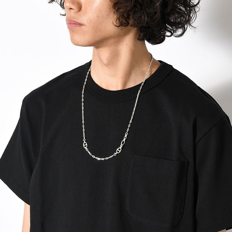 ANCHOR CHAIN LARIAT -SILVER-