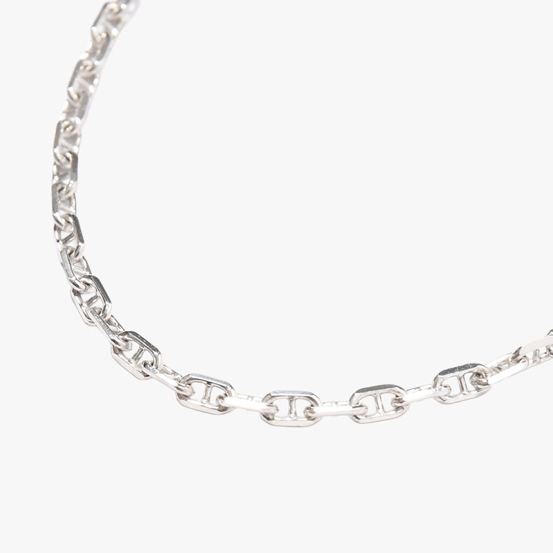 ANCHOR CHAIN LARIAT -SILVER-