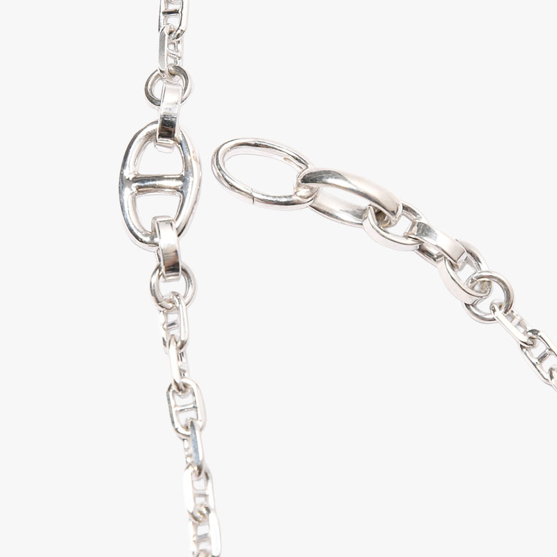 ANCHOR CHAIN LARIAT -SILVER-