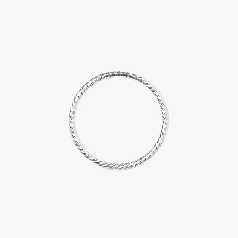 SURF FACE SILVER RING -SILVER-