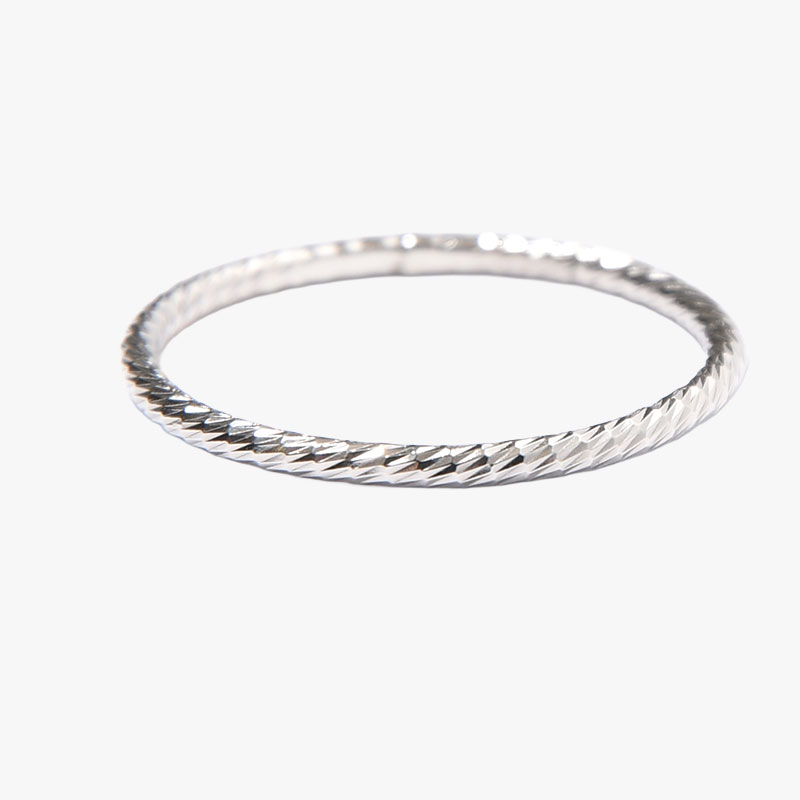 SURF FACE SILVER RING -SILVER-
