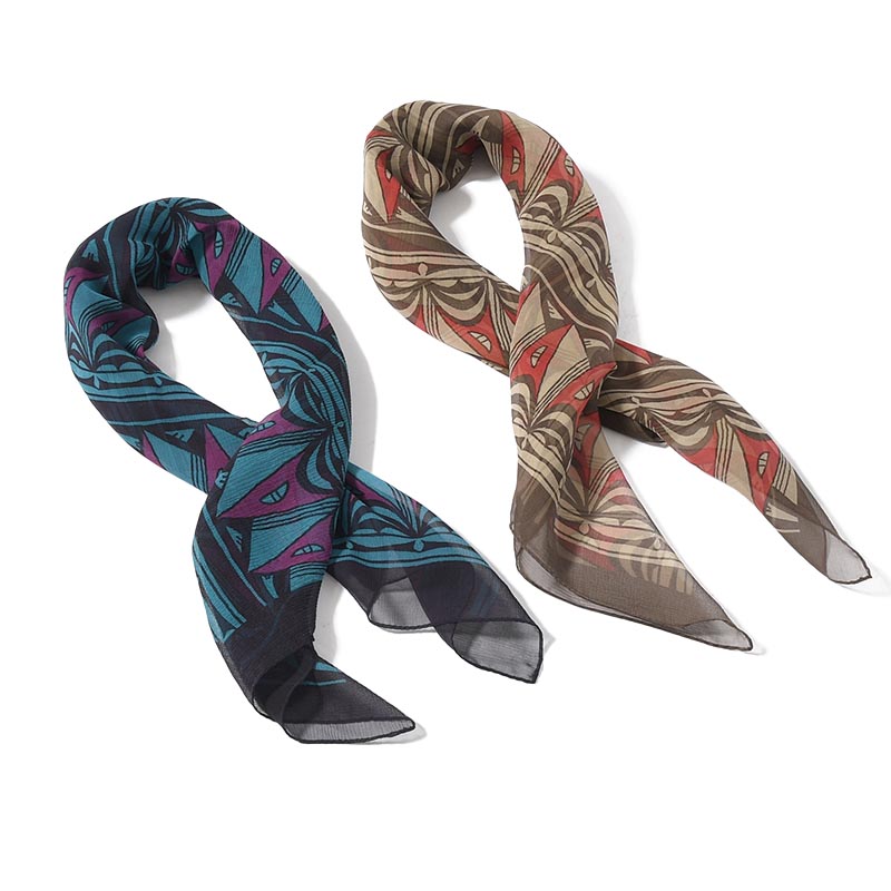 SILK SCARF "PUEBLO" -2.COLOR-