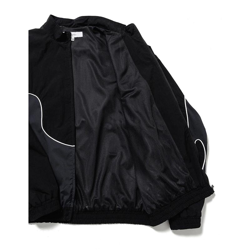 NYLON TRACK JACKET "MARIACHI" -BLACK-