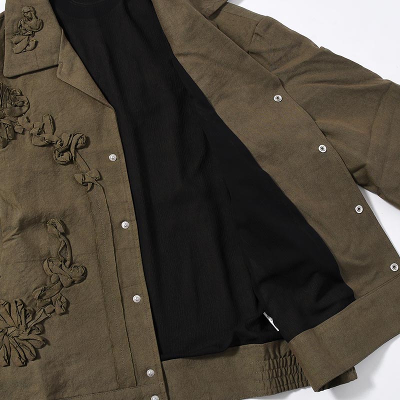 WESTERN JKT "FLOWERS" -KHAKI-