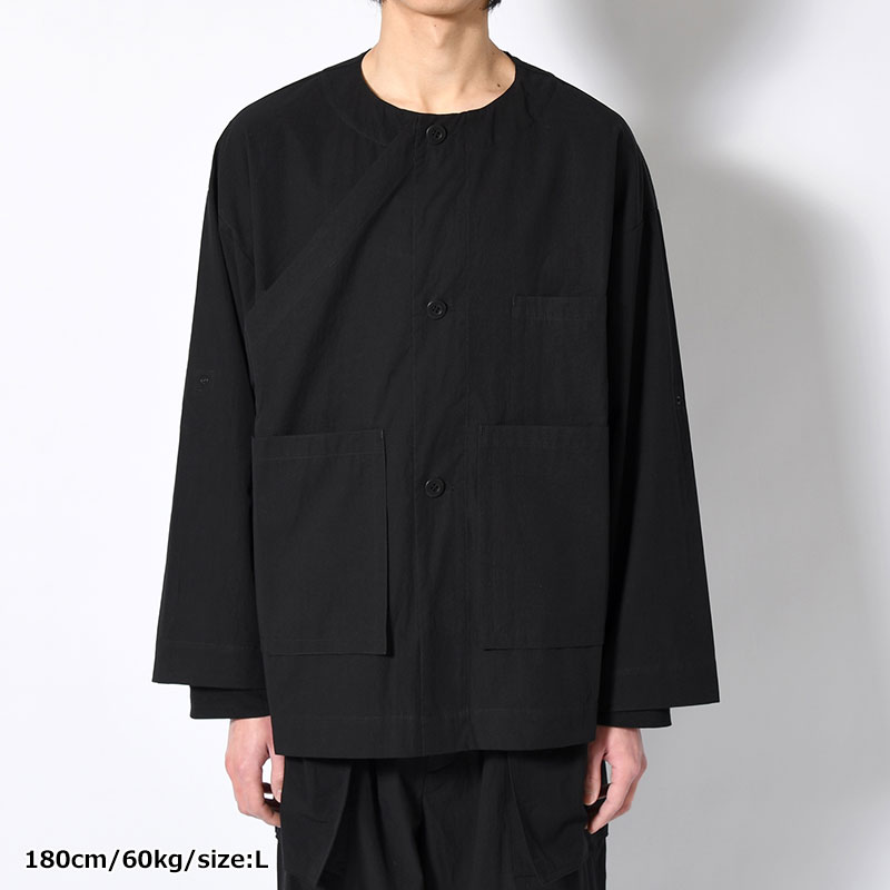 ORIENTAL UTILITY JACKET -BLACK-