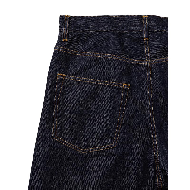 WRAP DENIM PANTS -INDIGO NAVY-