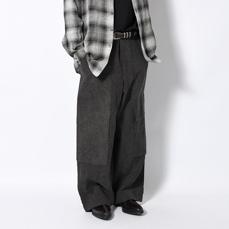 UTILITY WORK PANTS -BLACK-