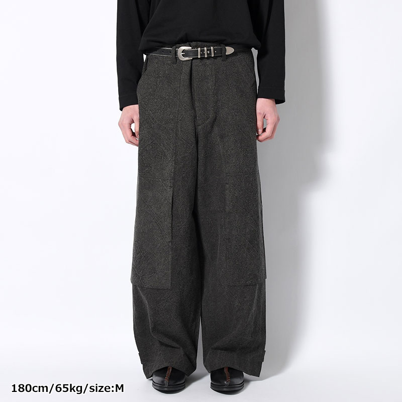 UTILITY WORK PANTS -BLACK-